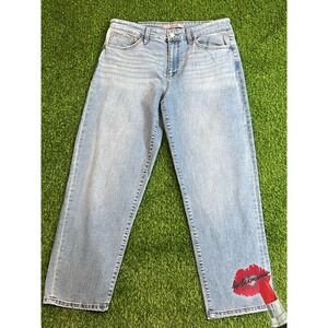 Joes Jeans Women Size 30 Boyfriend Crop Light Wash Straight Denim NWT